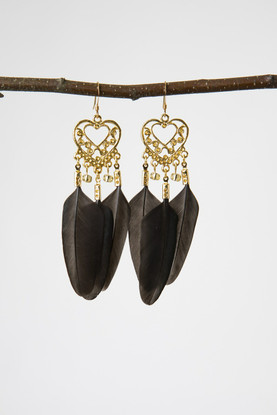 Kultakana - korvikset