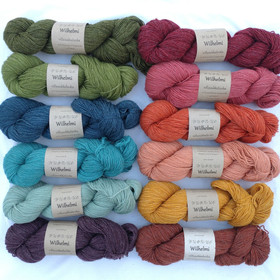 Wilhelmi wool sock yarn, dyed