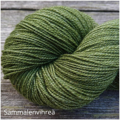Wilhelmi wool sock yarn, dyed, second quality