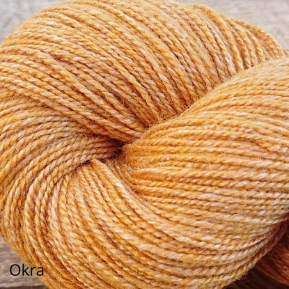 Wilhelmi wool sock yarn, dyed, second quality