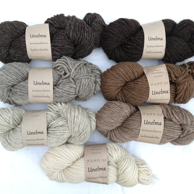 Unelma fluffy lamb´s wool yarn, 500g – Vuonue