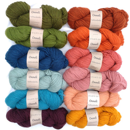 Onneli fluffy wool yarn, different colors