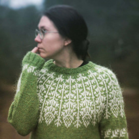 Metsänpeitto villapaita, printtiohje