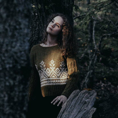 Väki villapaita, printtiohje