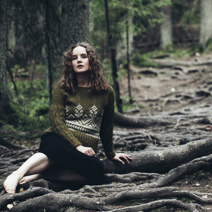 Väki villapaita, printtiohje