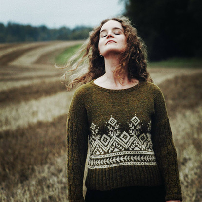 Väki villapaita, printtiohje