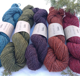 Usko villasukkalanka, värjätty