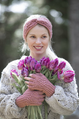 Clematis headband