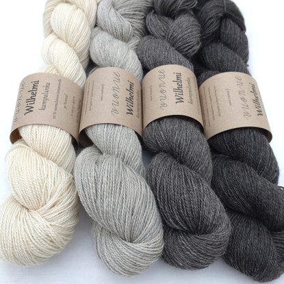 Wilhelmi  worsted yarn, undyed