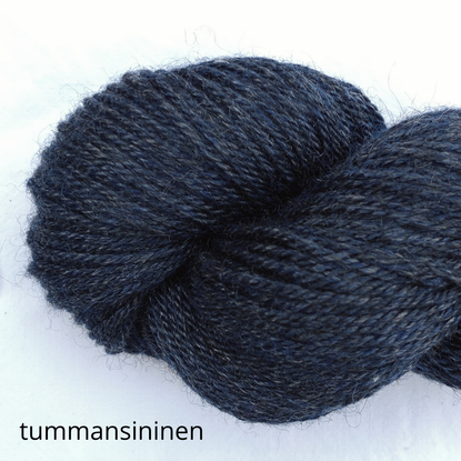 Pentti worsted yarn, dyed, different colors