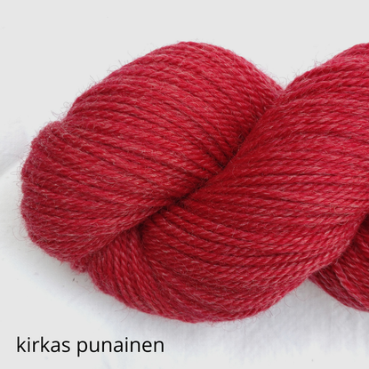 Pentti worsted yarn, dyed, different colors