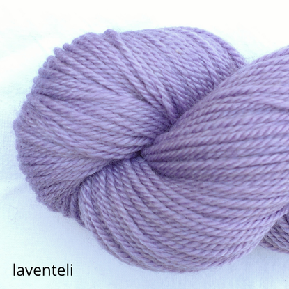 Pentti worsted yarn, dyed, different colors