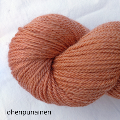 Pentti worsted yarn, dyed, different colors