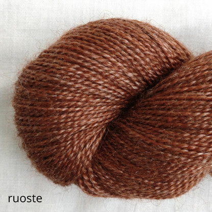 Pentti worsted yarn, dyed, different colors