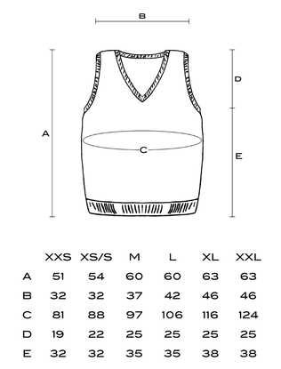 Flowers and butterflies vest, pattern as a file