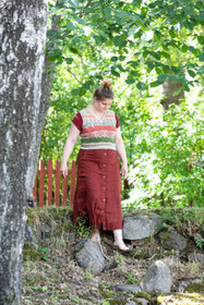 Kukkia ja perhosia liivi, ohje tiedostona