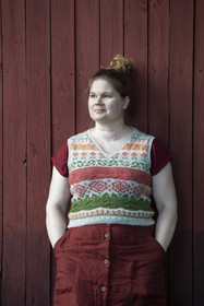 Kukkia ja perhosia liivi, ohje tiedostona