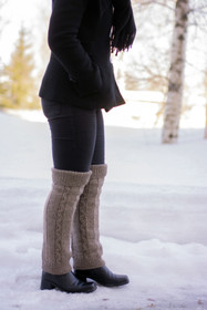 Sirkka - säärystimet, ohje lankatilauksiin kaupan päälle