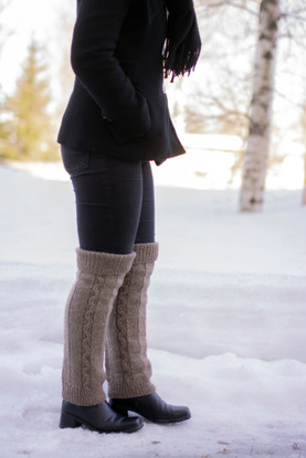 Sirkka - säärystimet, ohje lankatilauksiin kaupan päälle