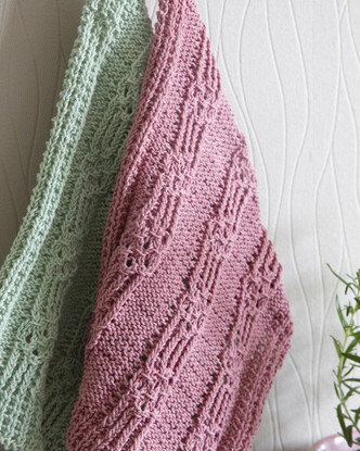 Kirsikankukka keittiöpyyhe, ohje