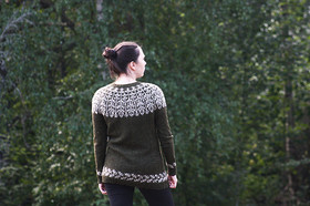 Metsänpeitto kesä villapaita, printtiohje