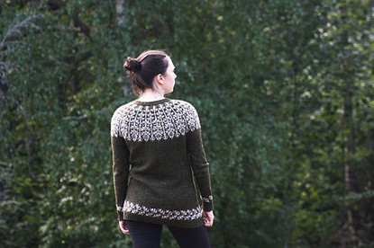 Metsänpeitto kesä villapaita, printtiohje