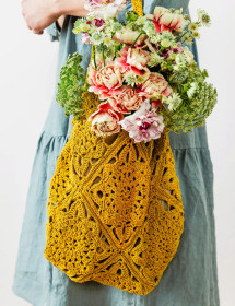 Daalia bag, pattern (in Finnish)