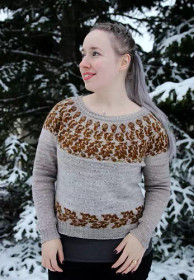 Ekorre villapaita, printtiohje