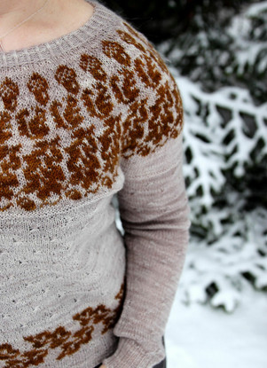 Ekorre villapaita, printtiohje