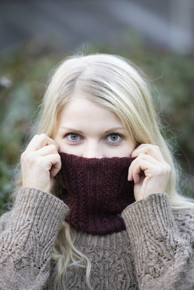 Muurahaisenpolku - kauluri, ohje lankatilauksiin kaupan päälle