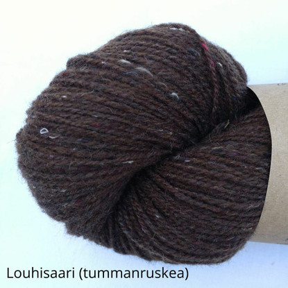 Recycled Elsa wool yarn, colored