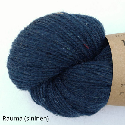 Recycled Elsa wool yarn, colored