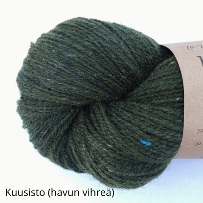 Recycled Elsa wool yarn, colored