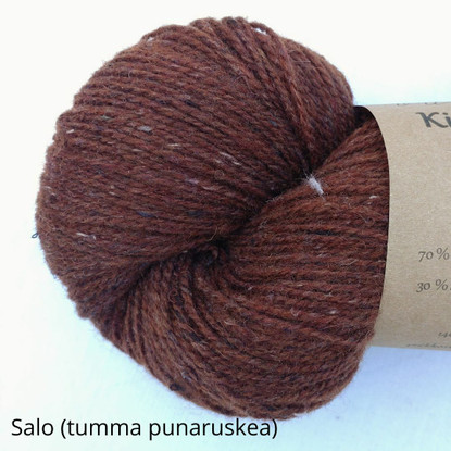 Recycled Elsa wool yarn, colored