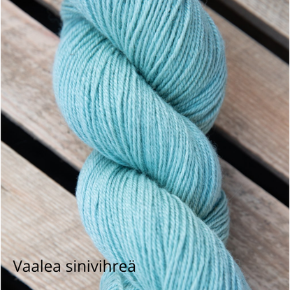 Pentti wool sock yarn, dyed