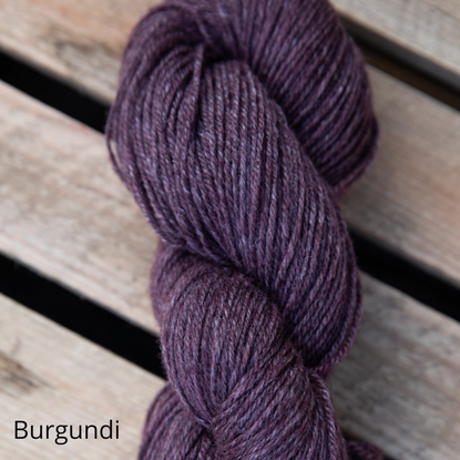 Pentti wool sock yarn, dyed