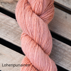 Pentti villasukkalanka, värjätty