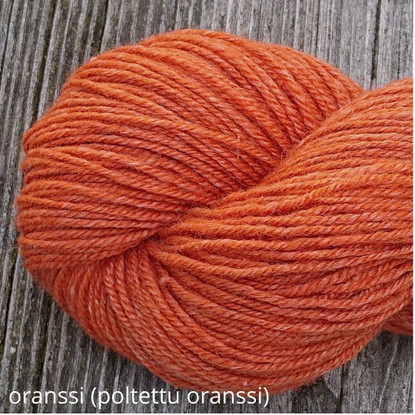 Pentti wool sock yarn, dyed