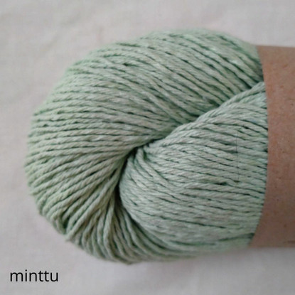 crocheting packet (pattern in Finnish)