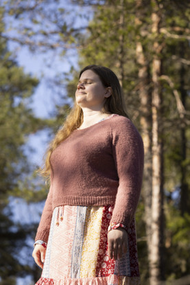 Poutapilvi paita, ohje lankatilauksiin kaupan päälle