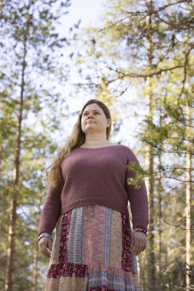 Poutapilvi paita, ohje lankatilauksiin kaupan päälle