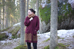 Mustikkametsä villatakki, printtiohje