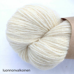 Elsa wool yarn, uncolored, 120g