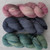 Sampo wool sock yarn, 80-95g, hand dyed