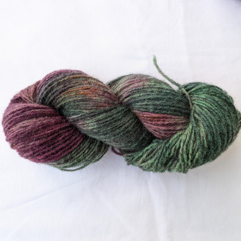 Tarmo wool sock yarn, 95g, hand dyed