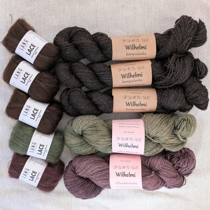 Yarn package for Poppy Bloom pullover