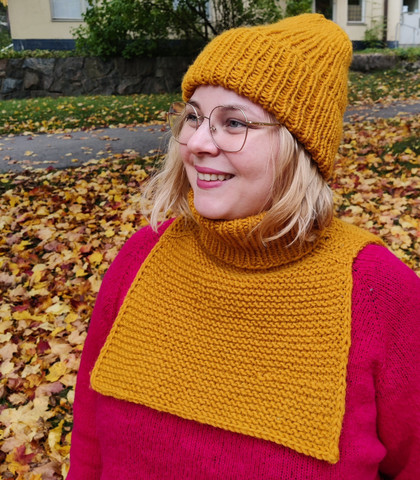 Kaarina kauluri, ohje lankatilauksiin kaupan päälle