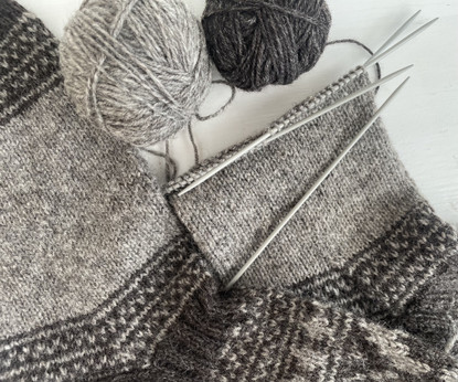 Erämaa socks, pattern (in Finnish)