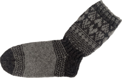 Erämaa socks, pattern (in Finnish)