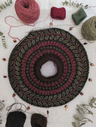 Yarn package for Poppy Bloom pullover